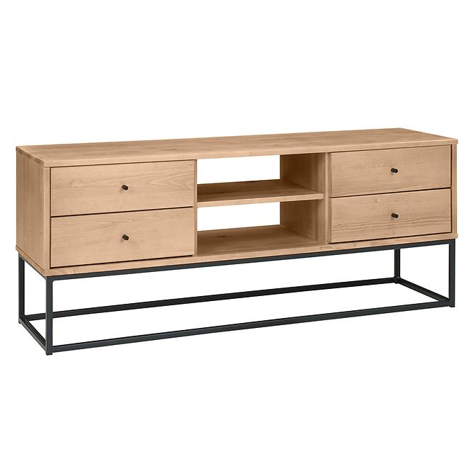 TV stolík  Logan borovica morená dub