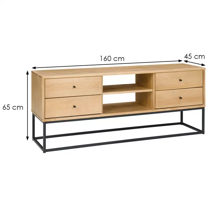 TV stolík Logan borovica lak