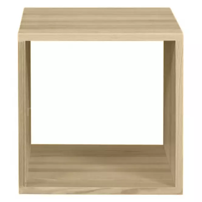 Regál box - otvorený borovica surová