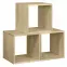 Regál box - otvorený borovica surová,4