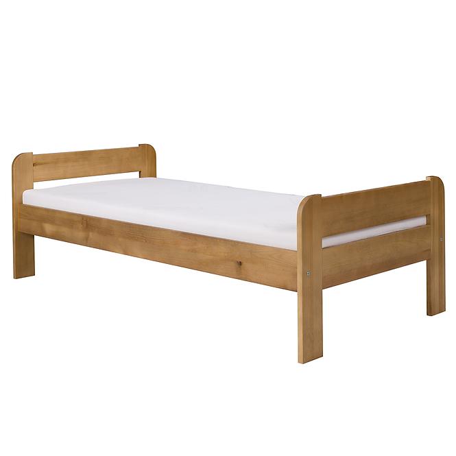 Posteľ Alex 90x200 borovica morená dub,2
