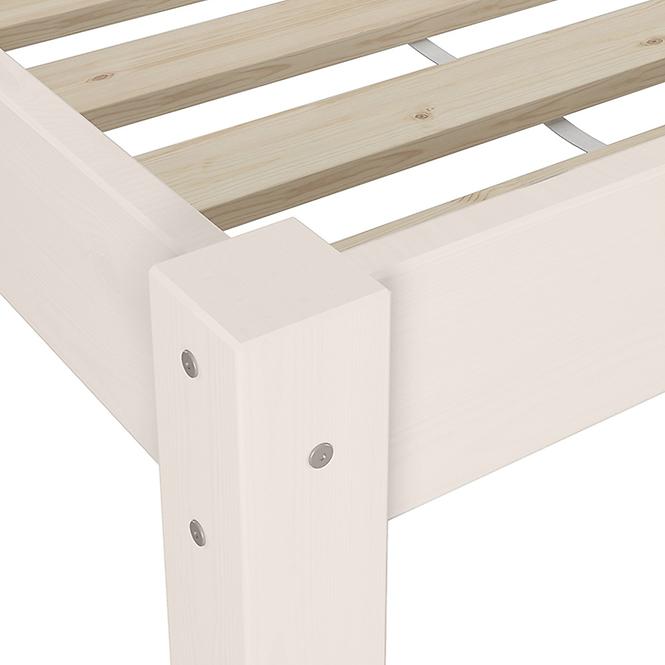 Posteľ Dora 100x200 borovica morená bielená