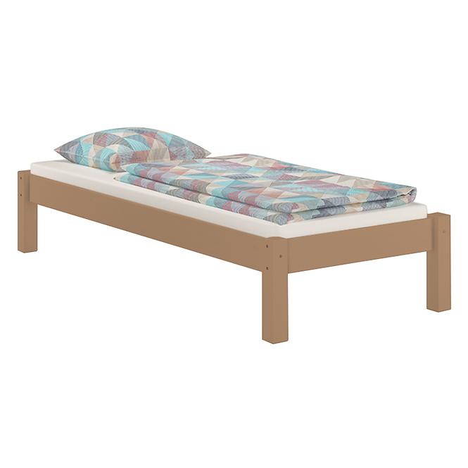 Posteľ Dora 100x200 borovica morená hnedá