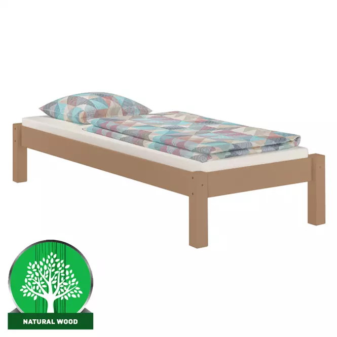 Posteľ Dora 100x200 borovica morená dub