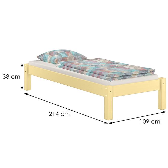 Posteľ Dora 100x200 borovica lak