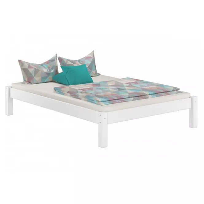 Posteľ Dora 160x200 borovica morená biela