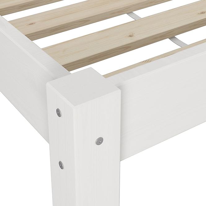 Posteľ Dora 160x200 borovica morená biela