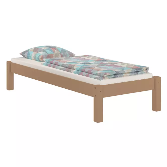 Posteľ Dora 90x200 borovica morená hnedá,2