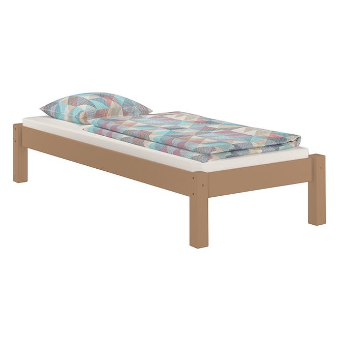Posteľ Dora 90x200 borovica morená hnedá,2
