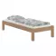Posteľ Dora 90x200 borovica morená dub,2