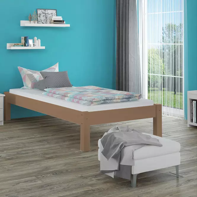 Posteľ Dora 90x200 borovica morená dub