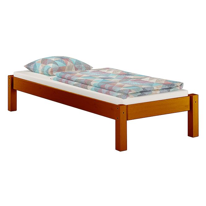 Posteľ Dora 90x200 borovica morená gaštan,2
