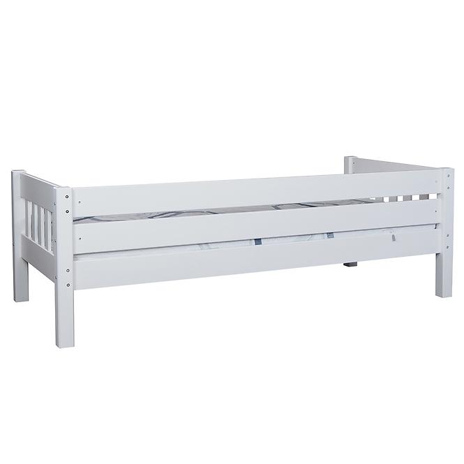 Posteľ Lucas 90x200 borovica morená biela,4