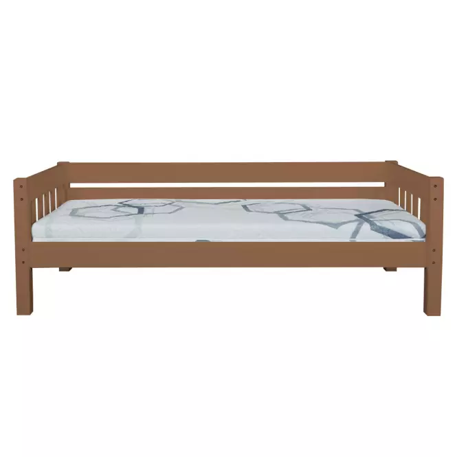Posteľ Lucas 90x200 borovica morená dub,5
