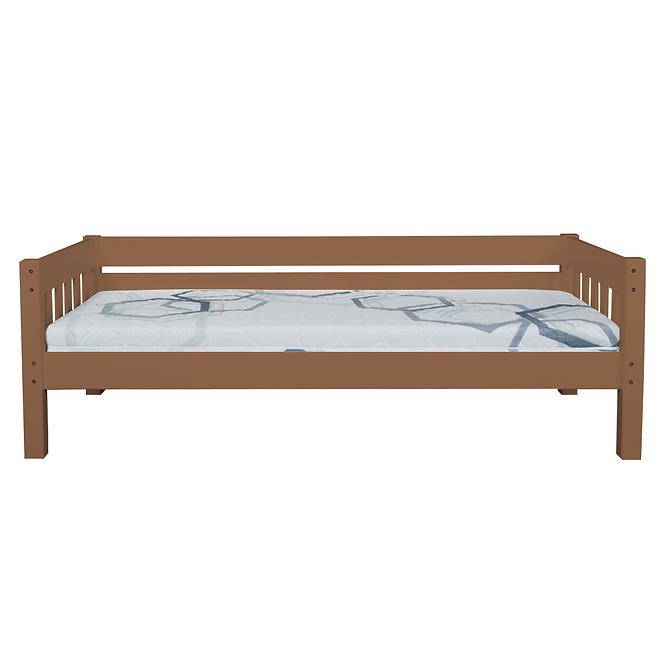 Posteľ Lucas 90x200 borovica morená dub,5