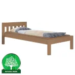 Posteľ Pino 100x200 borovica morená dub