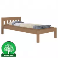 Posteľ Pino 100x200 borovica morená dub
