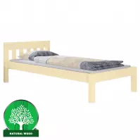 Posteľ Pino 100x200 borovica lak