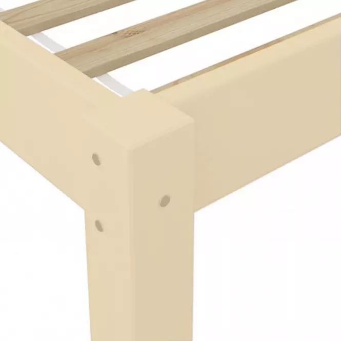Posteľ Pino 100x200 borovica surová