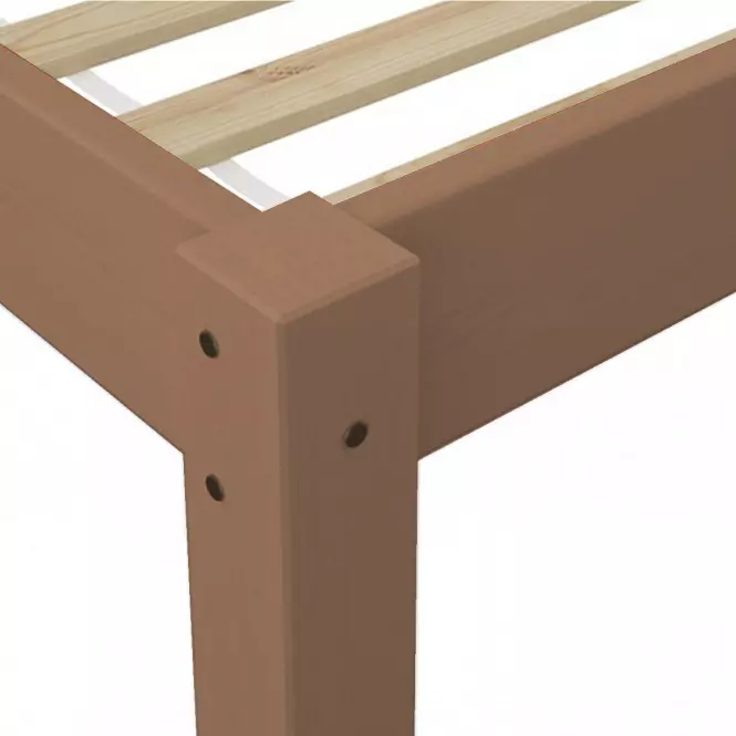 Posteľ Pino 160x200 borovica morená dub