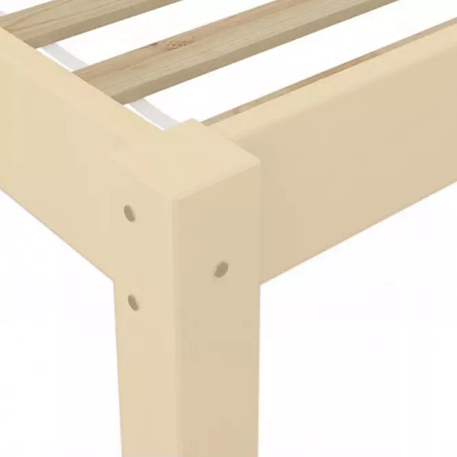 Posteľ Pino 160x200 borovica surová