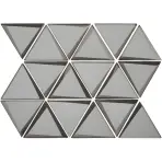 Obklad Mozaika Triangle Grafit 38/28,4