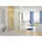 Sprchový kút štvrťkruhový KP4/TX5B 90/190 W0 SB Glass protect