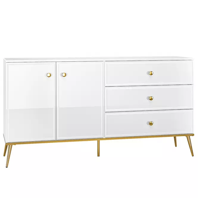 Komoda Goldin 04 biela
