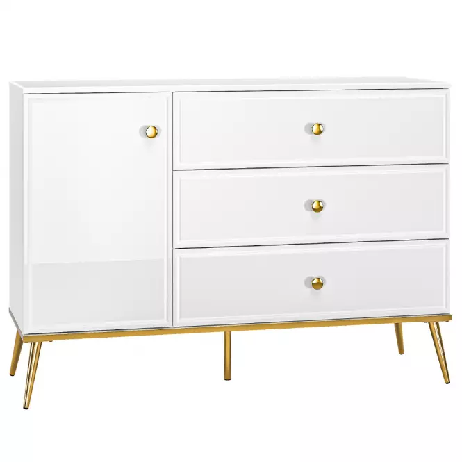 Komoda Goldin 05 biela