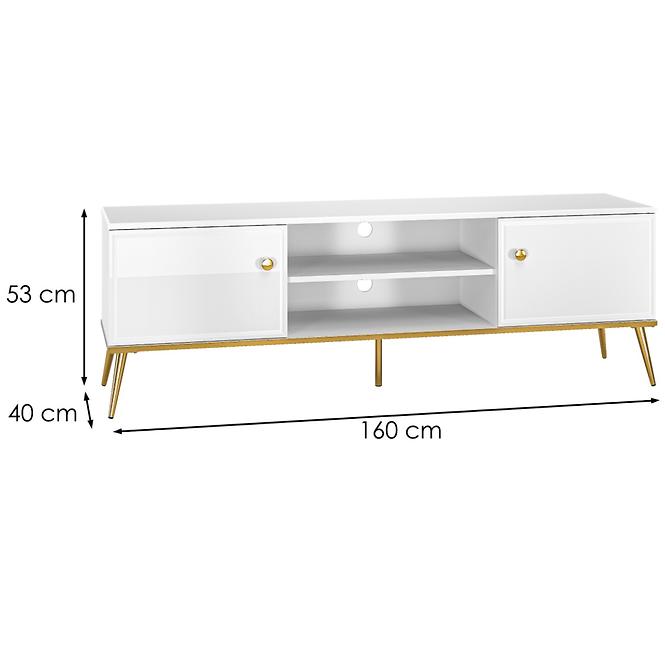 TV stolík Goldin 06 biela,2