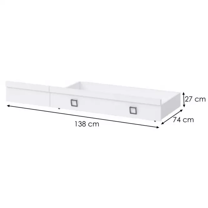 Zásuvka Kiki FK68-BE/KI-15 white/white