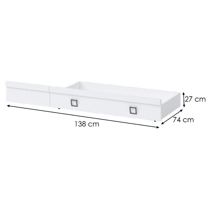 Zásuvka Kiki FK68-BE/KI-15 white/white
