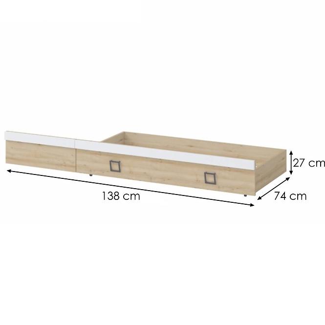Zásuvka Kiki FK68-BK/KI-15 beech/white