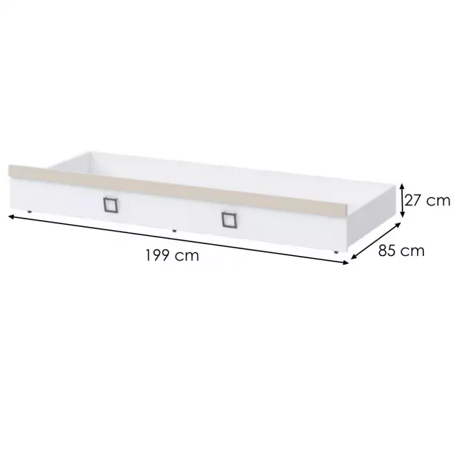 Zásuvka Kiki FK80-BE/KI-01 white/sand