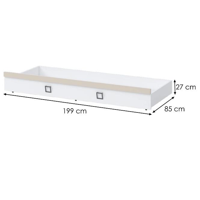 Zásuvka Kiki FK80-BE/KI-01 white/sand