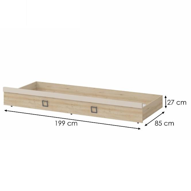 Zásuvka Kiki FK80-BK/KI-01 beech/sand,2