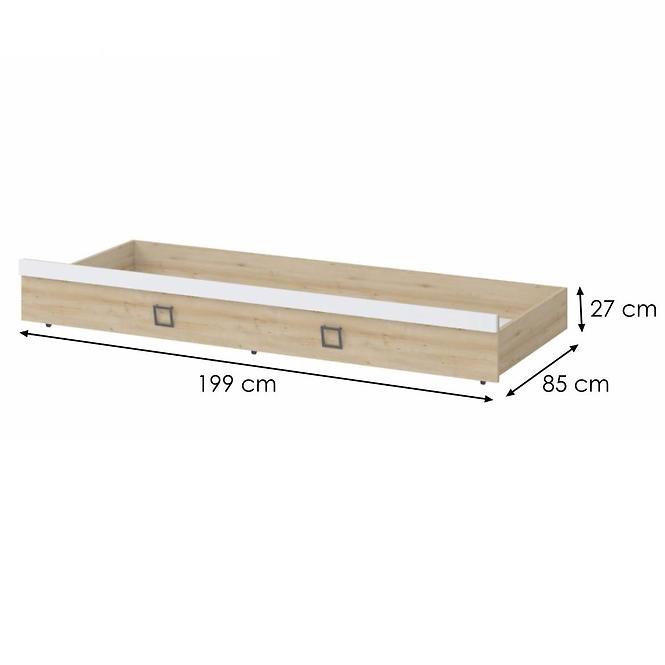 Zásuvka Kiki FK80-BK/KI-15 beech/white