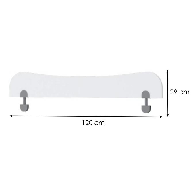 Zábrana Kiki OK120-BE/KI-15 white,2