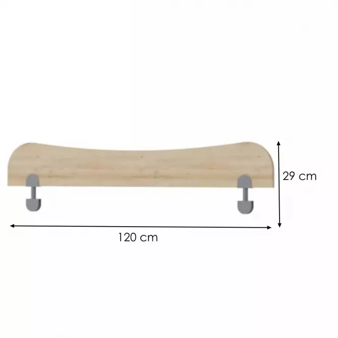 Zábrana Kiki OK120-BK/KI-01 beech,2