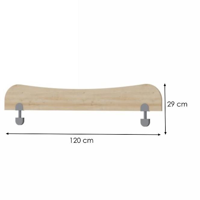 Zábrana Kiki OK120-BK/KI-01 beech,2