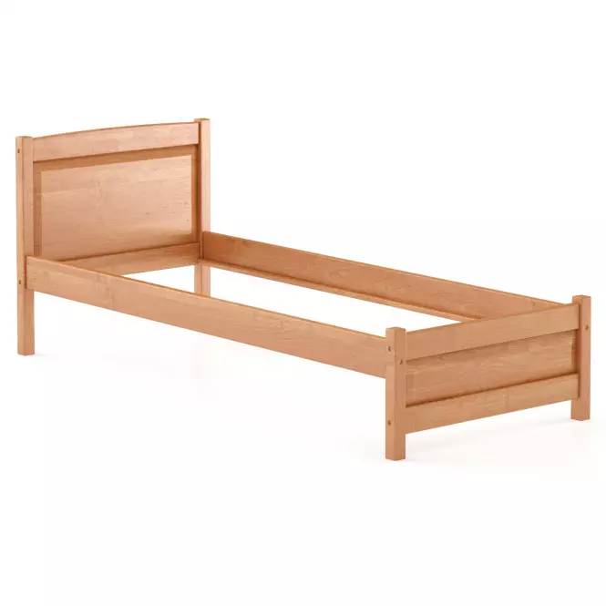 Posteľ borovica LK125–80x200 jelša,3