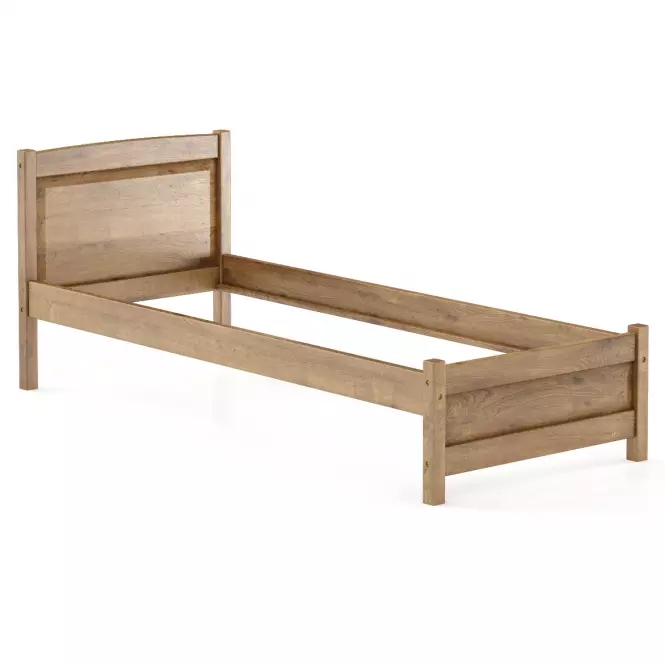 Posteľ borovica LK125–90x200 dub,3