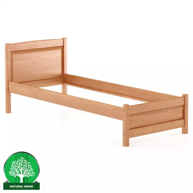 Posteľ borovica LK125–90x200 jelša