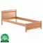 Posteľ borovica LK125–100x200 jelša