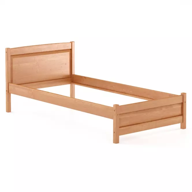 Posteľ borovica LK125–100x200 jelša