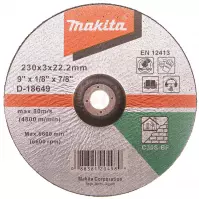 Kotúč na Rezanie Betónu Makita 230X3MM D-18649