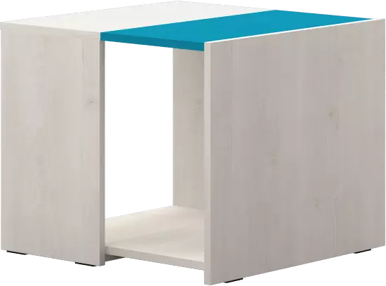 Konferenčný stolík JOY-KLS polar pine/mango/lime/torquise