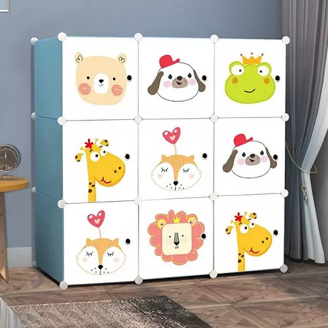 Detská modulárna skriňa Fantasy modrá