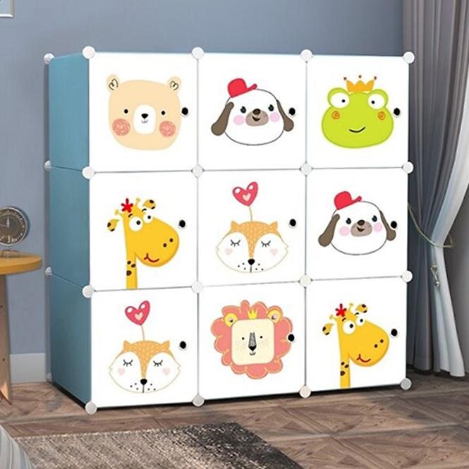 Detská modulárna skriňa Fantasy modrá