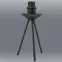 Noha stolovej lampy trojnožka E27 2906/LSN-B-1
